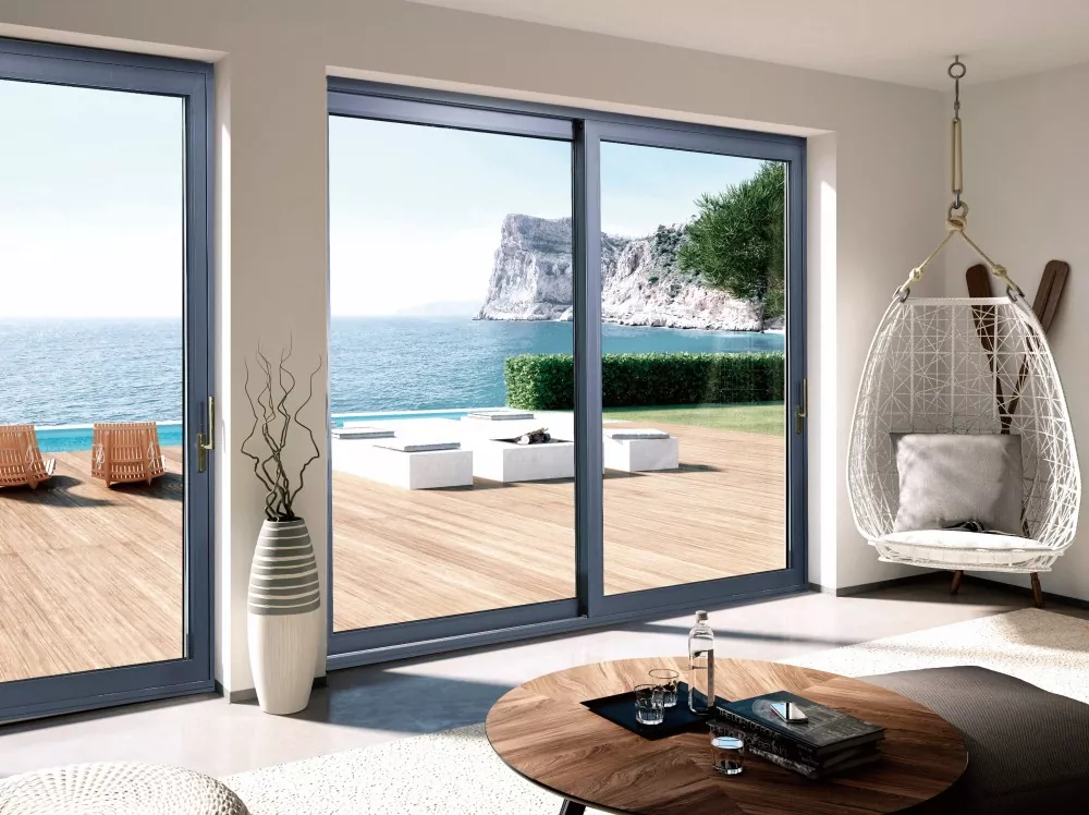 Aluminum Alloy Sliding Door With Thermal Insulation